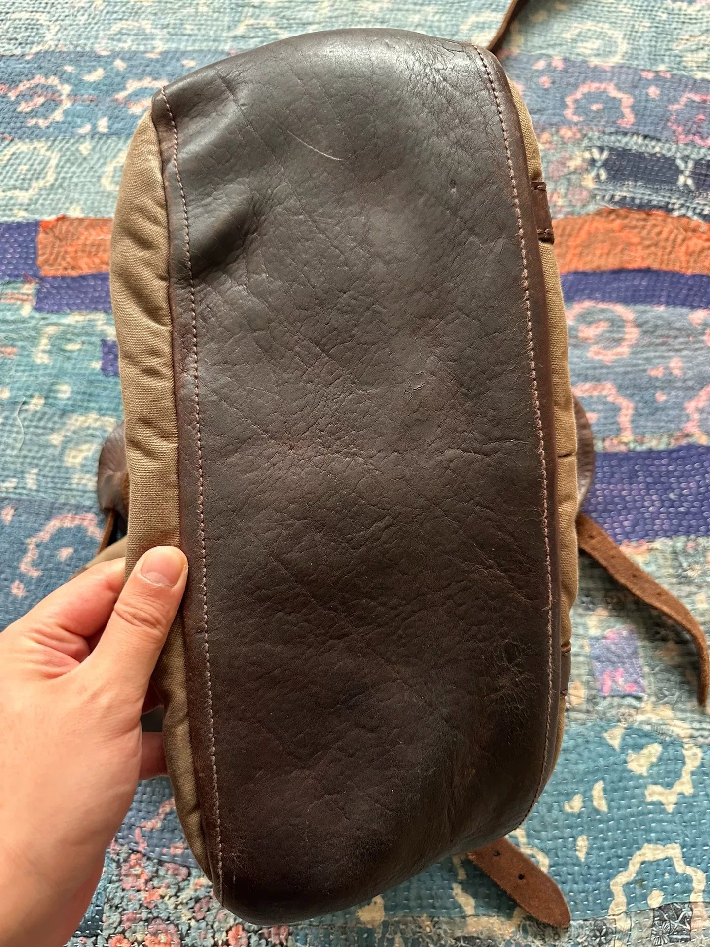 rrl messenger bag with shoulder strap