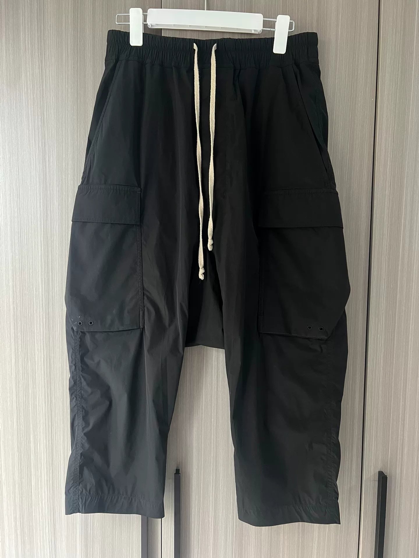 Rick Owens Cargo Drop-Crotch Pants