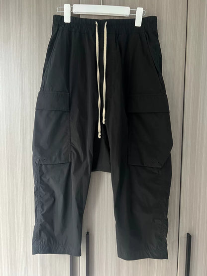Rick Owens Cargo Drop-Crotch Pants