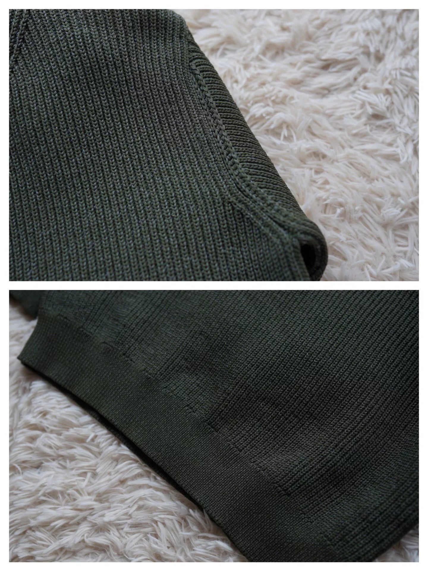 nanamica sujf040 half-zip sweater
