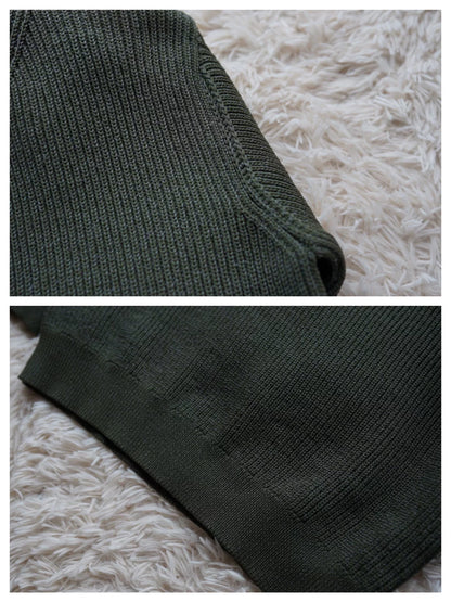 nanamica sujf040 half-zip sweater
