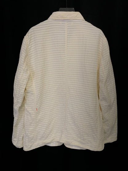 casey casey striped loose-fit jacket