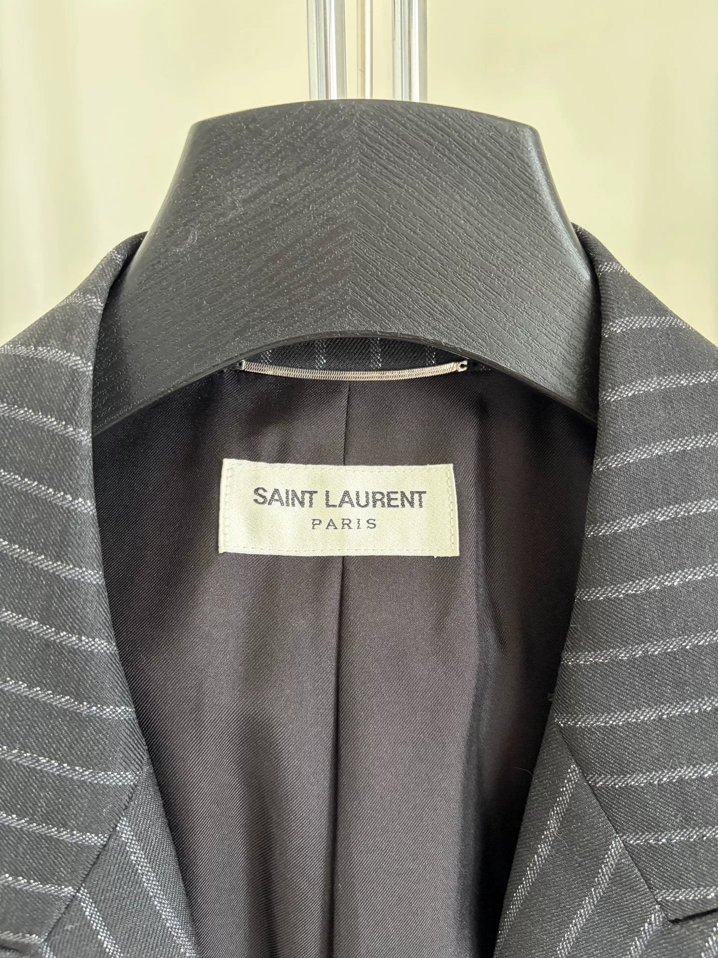 Saint Laurent Silver Stripe Blazer