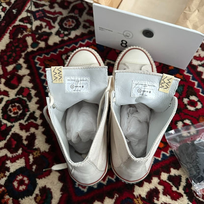 visvim skagway hi canvas sneakers size 8