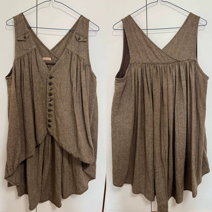 Kapital Herringbone Swallowtail Vest