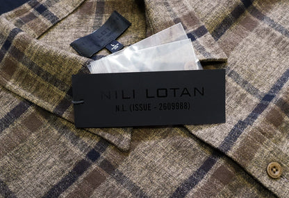 checked cotton-flannel shirt by nili lotan