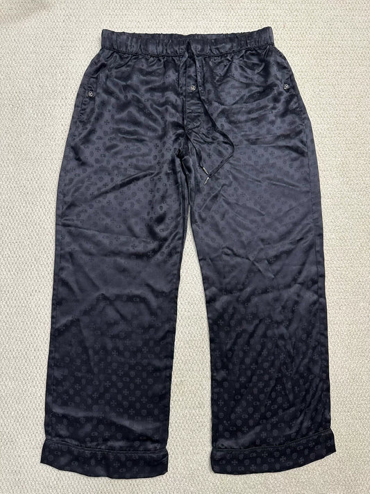 Chrome Hearts Black Silk Sleep Pants XL