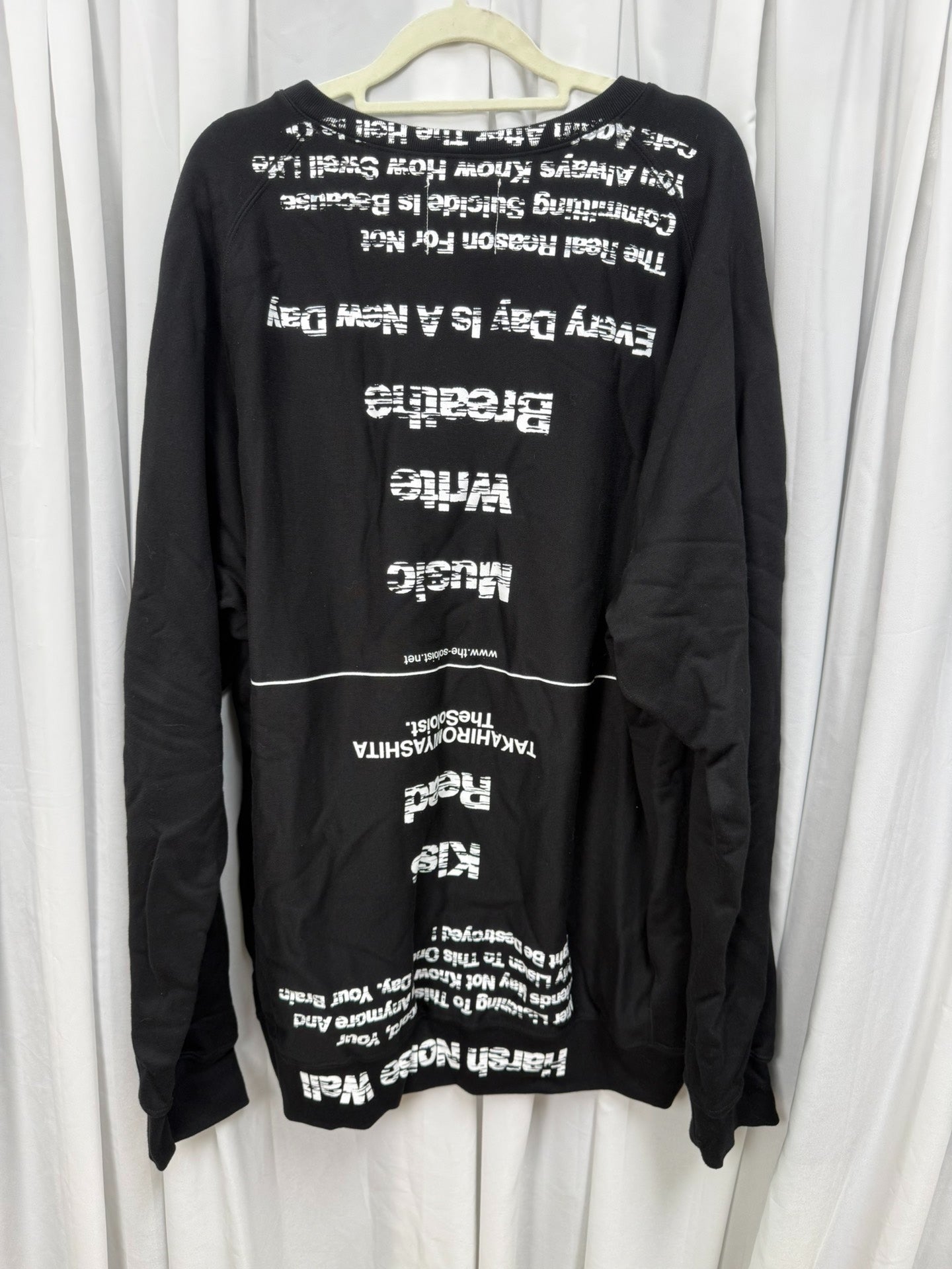 The Soloist Brush-painted Oversized Sweatshirt