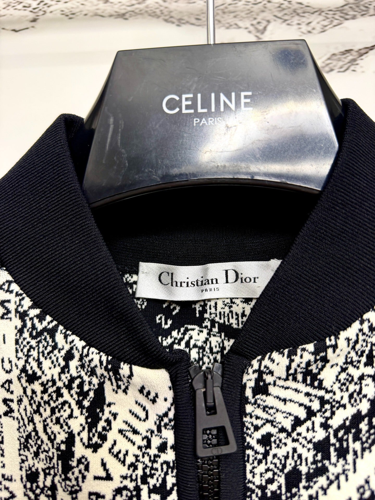 Dior Paris Map Print Jacket