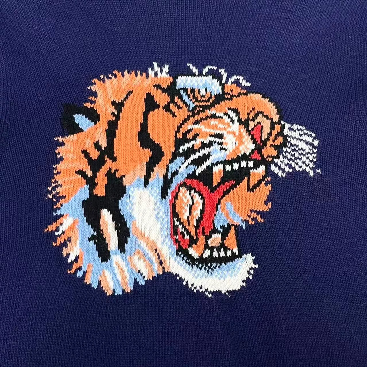 Gucci Loved Knit Sweater with Tiger Logo