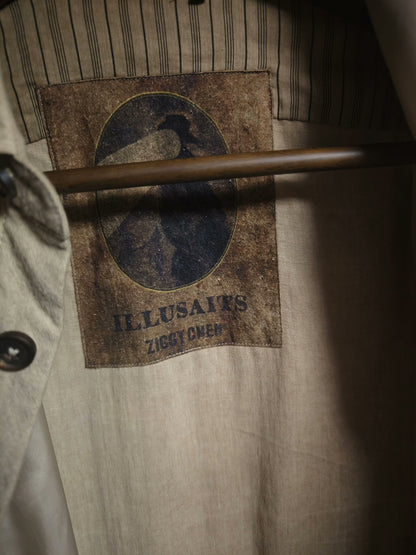 Ziggy Chen Cotton Shirt Jacket Size OS