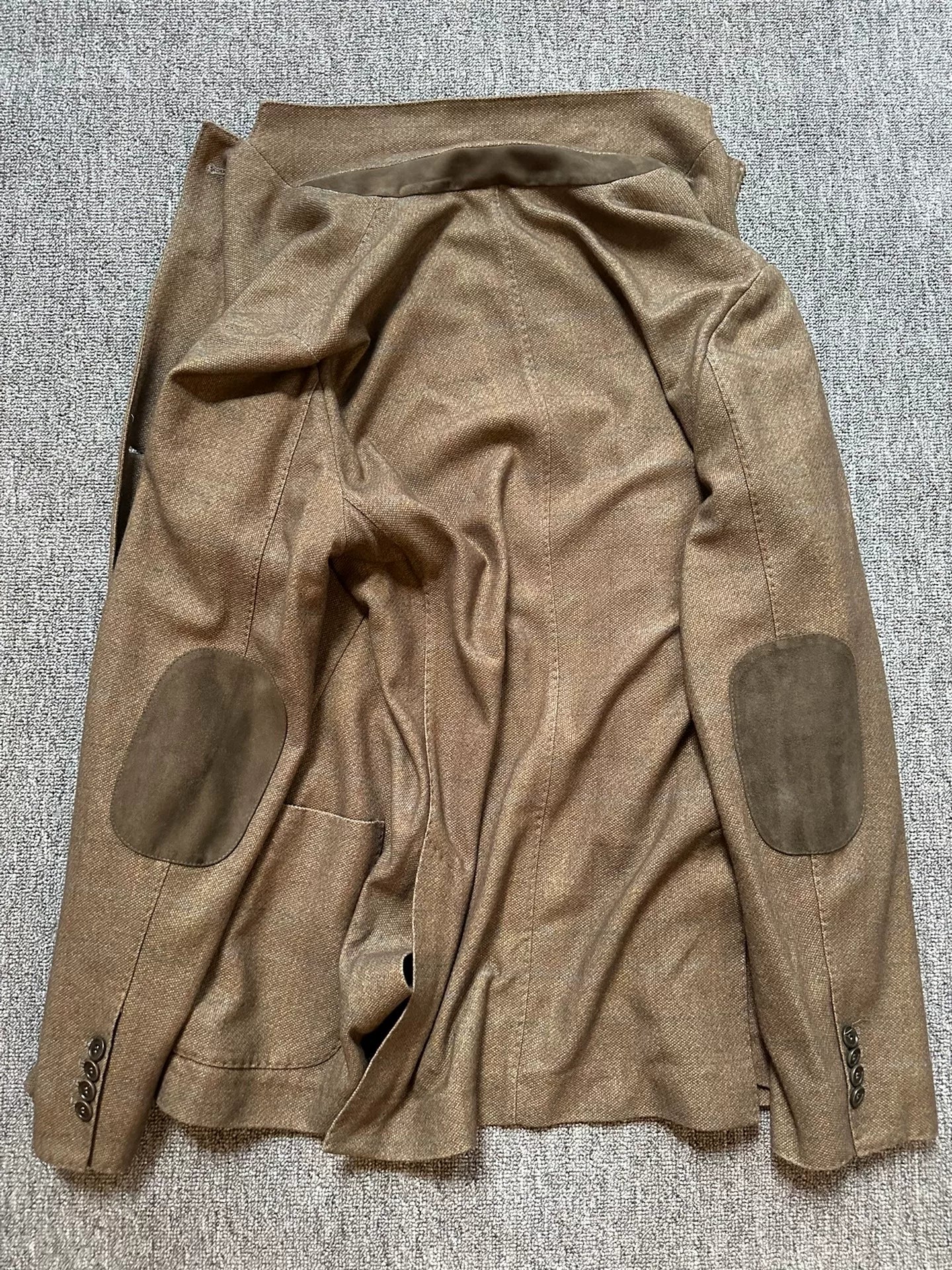 high-quality cashmere silk blend blazer