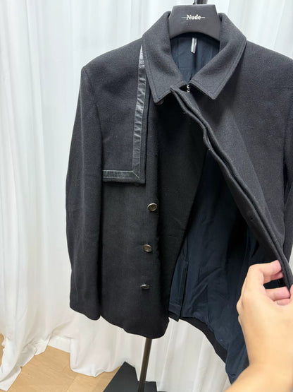 Dior Homme Panel Coat with Missing Button