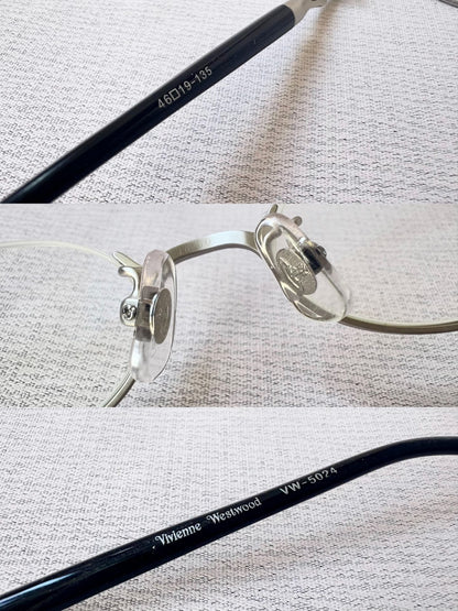Vivienne Westwood Vintage Silver Saturn Eyeglasses