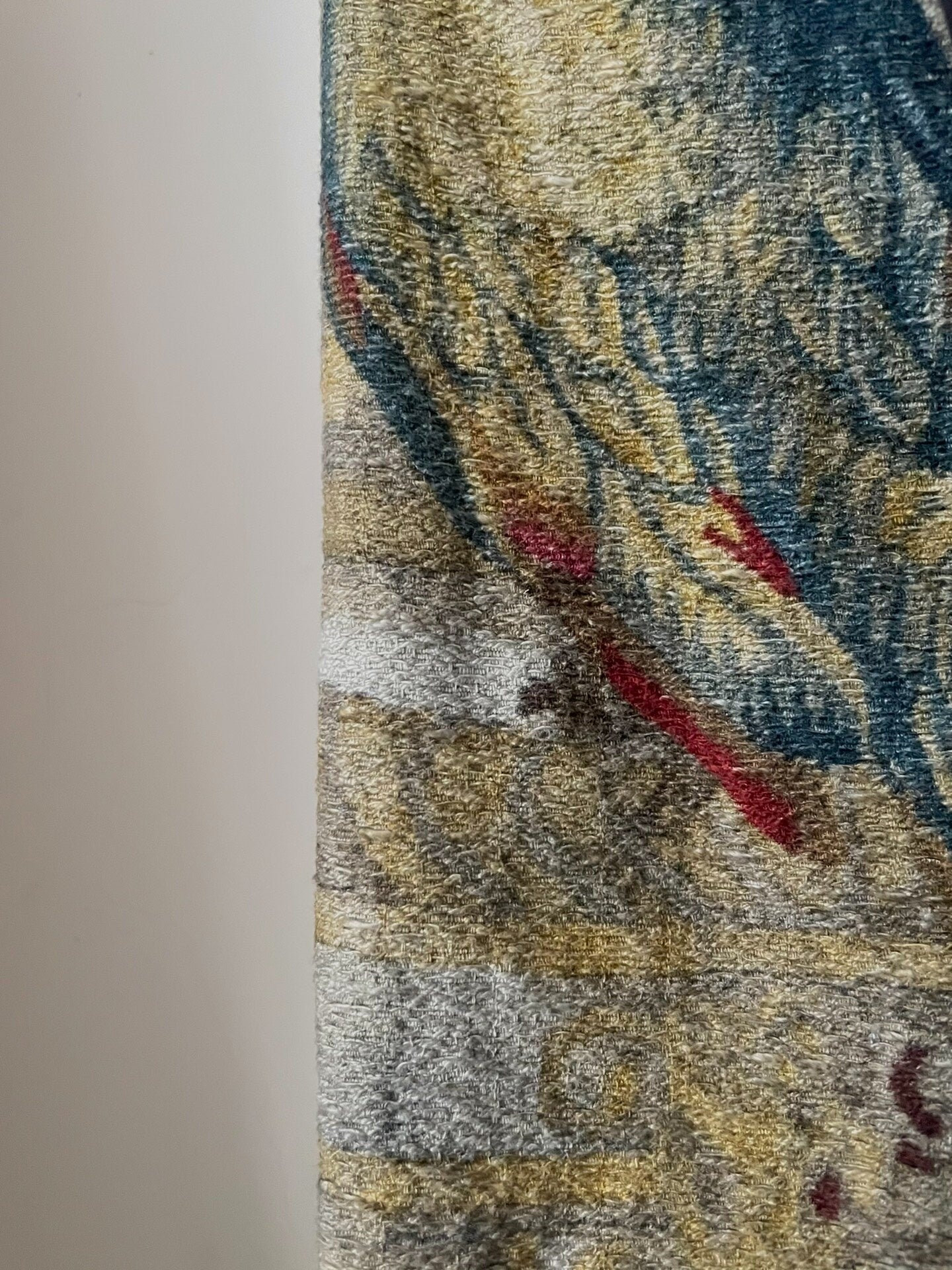 drapes van noten floral knit baseball jacket