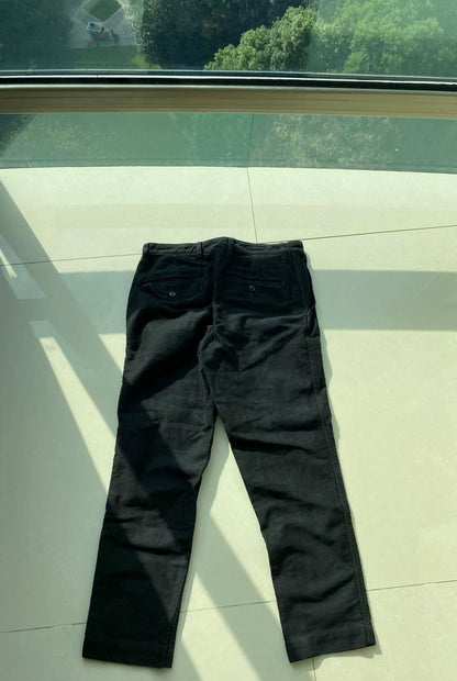 bootleggers dylan black pants with skull design