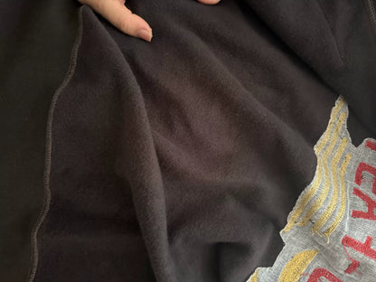 vintage Fleece Lined Motorcycle Cardigan