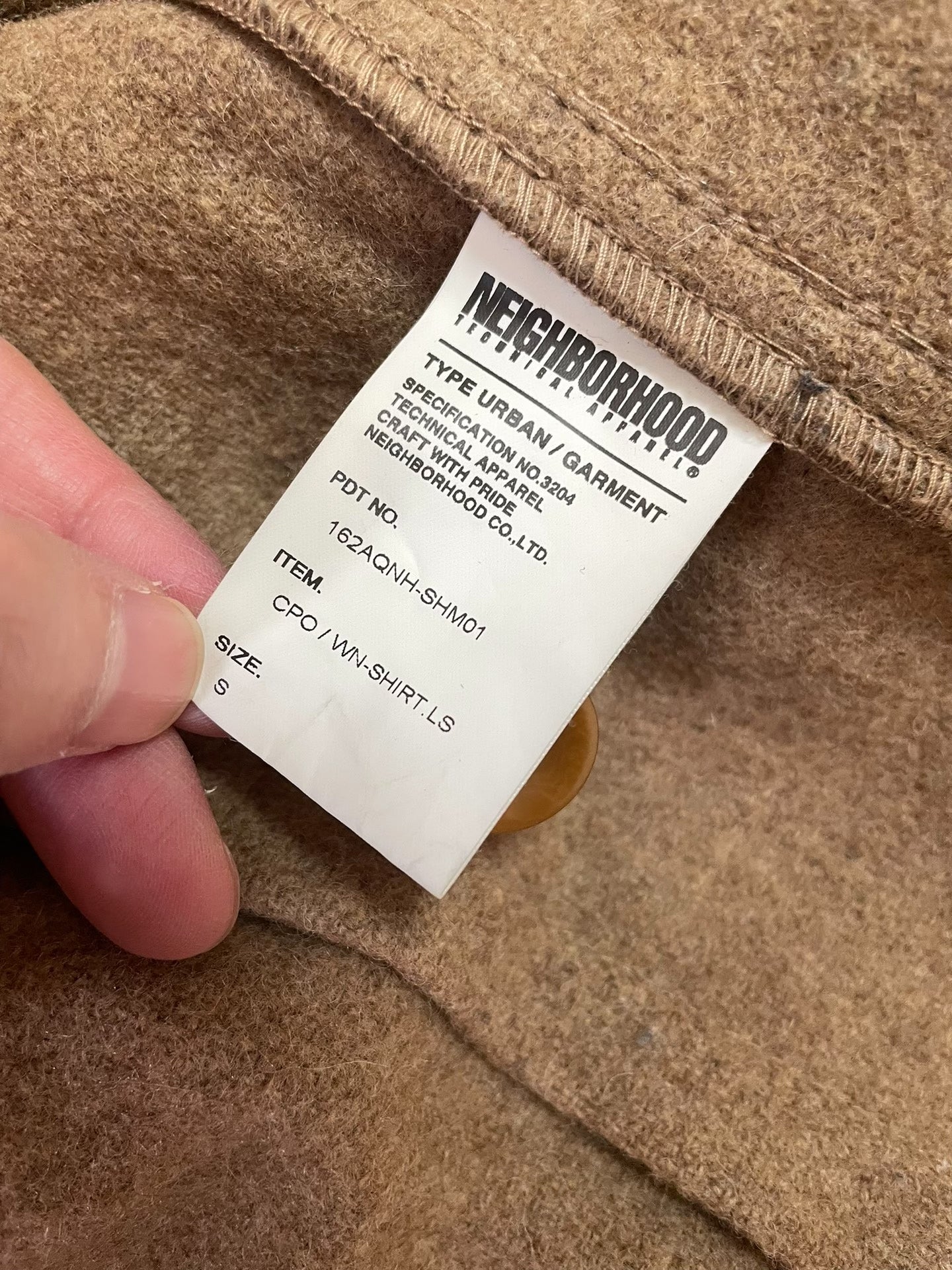 NEIGHBORHOOD CPO Two-Pocket Wool Jacket