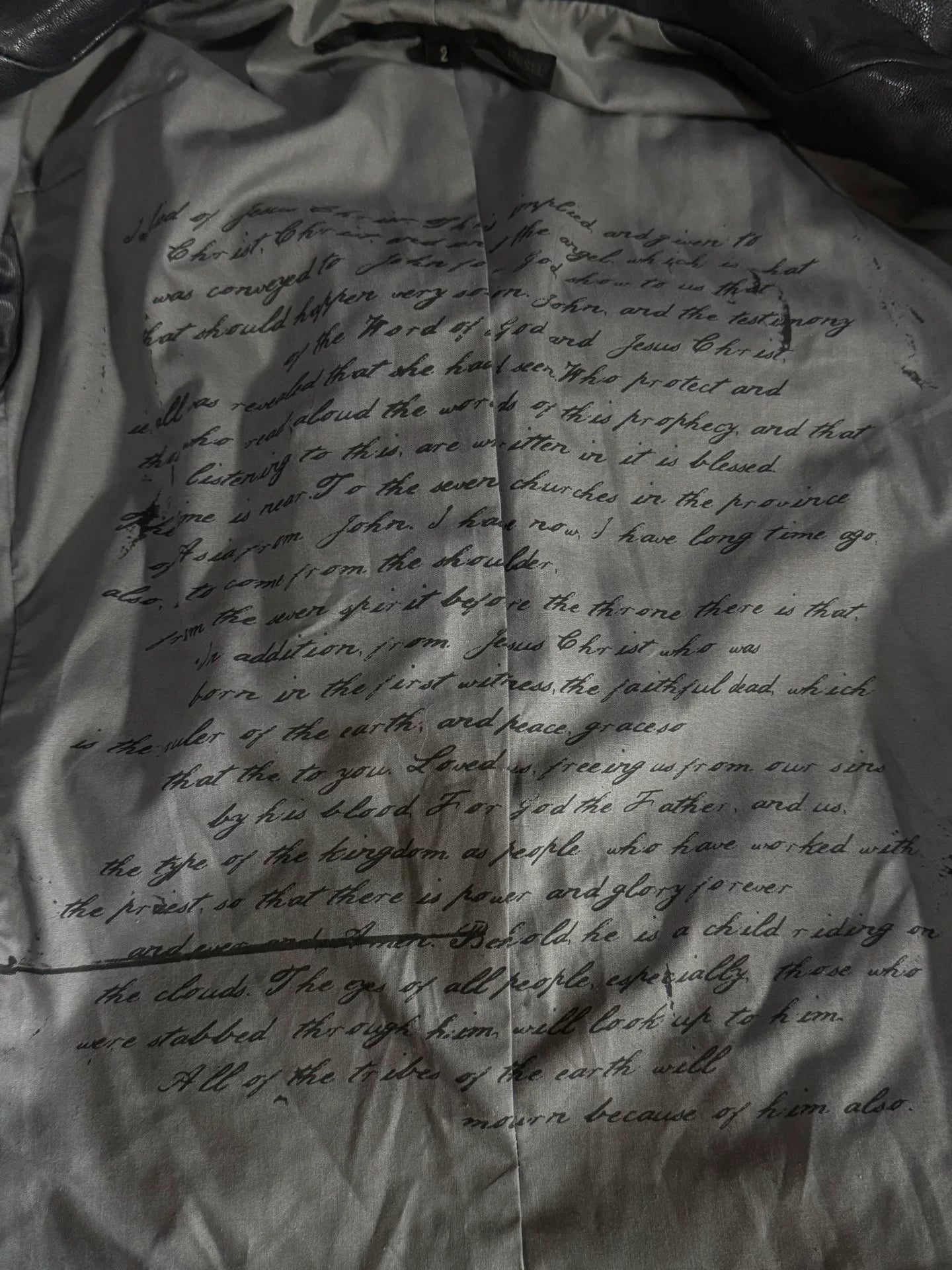 japanese avant-garde style leather blazer