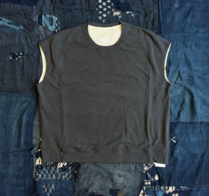 VISVIM 25AW MONDO DUAL SWEAT SLEEVELESS