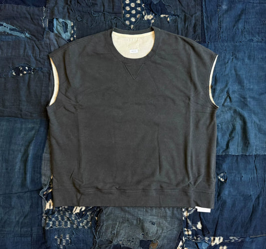 VISVIM 25AW MONDO DUAL SWEAT SLEEVELESS
