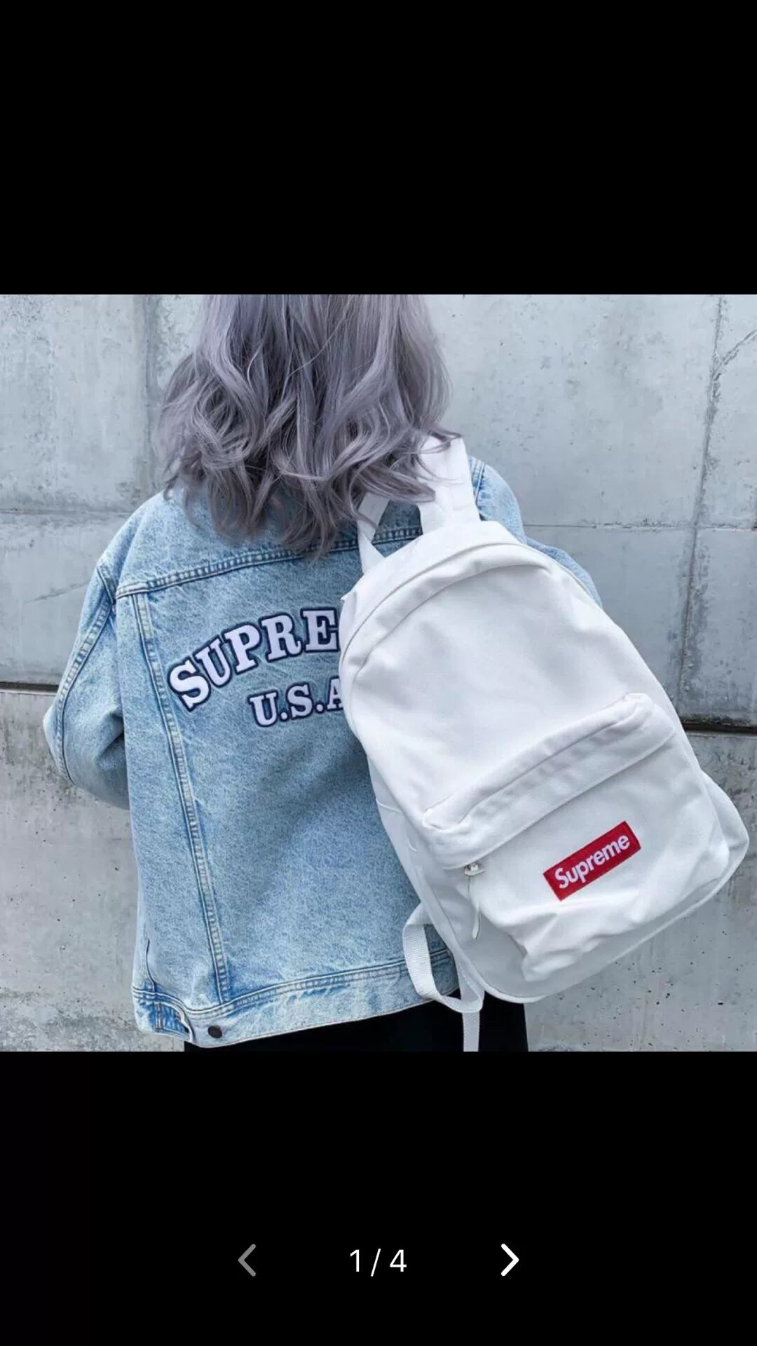 supreme fw20 canvas backpack tote bags