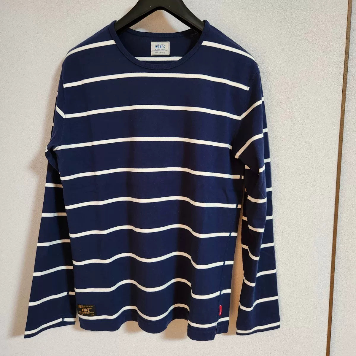 WTAPS VASQUE Stripe Crew Neck L/S Tee