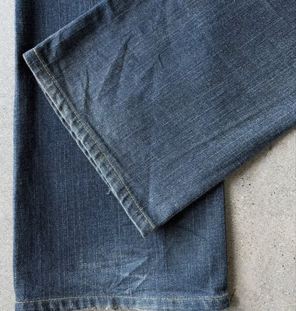 Vintage Levis 517 Indigo Faded Denim Pants