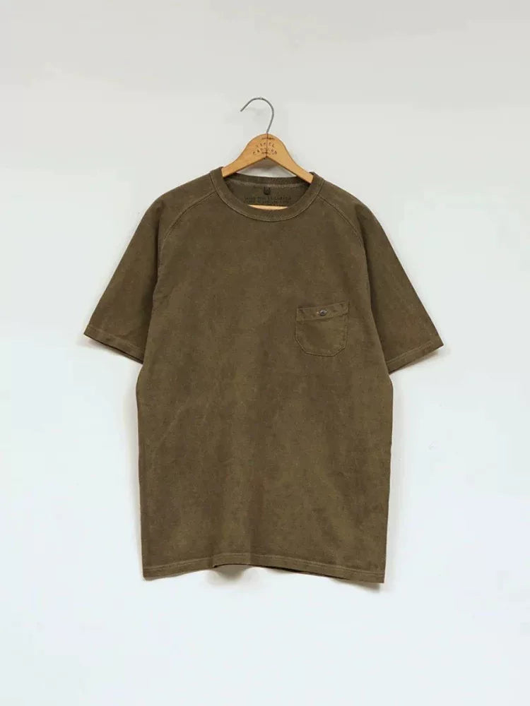 NIGEL CABOURN 9.5oz Cotton Vintage Pocket T-Shirt