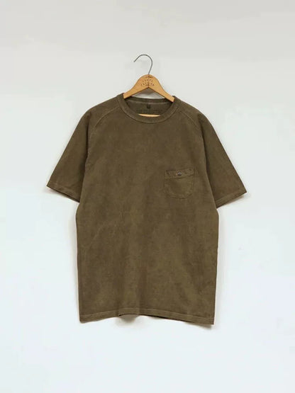 NIGEL CABOURN 9.5oz Cotton Vintage Pocket T-Shirt