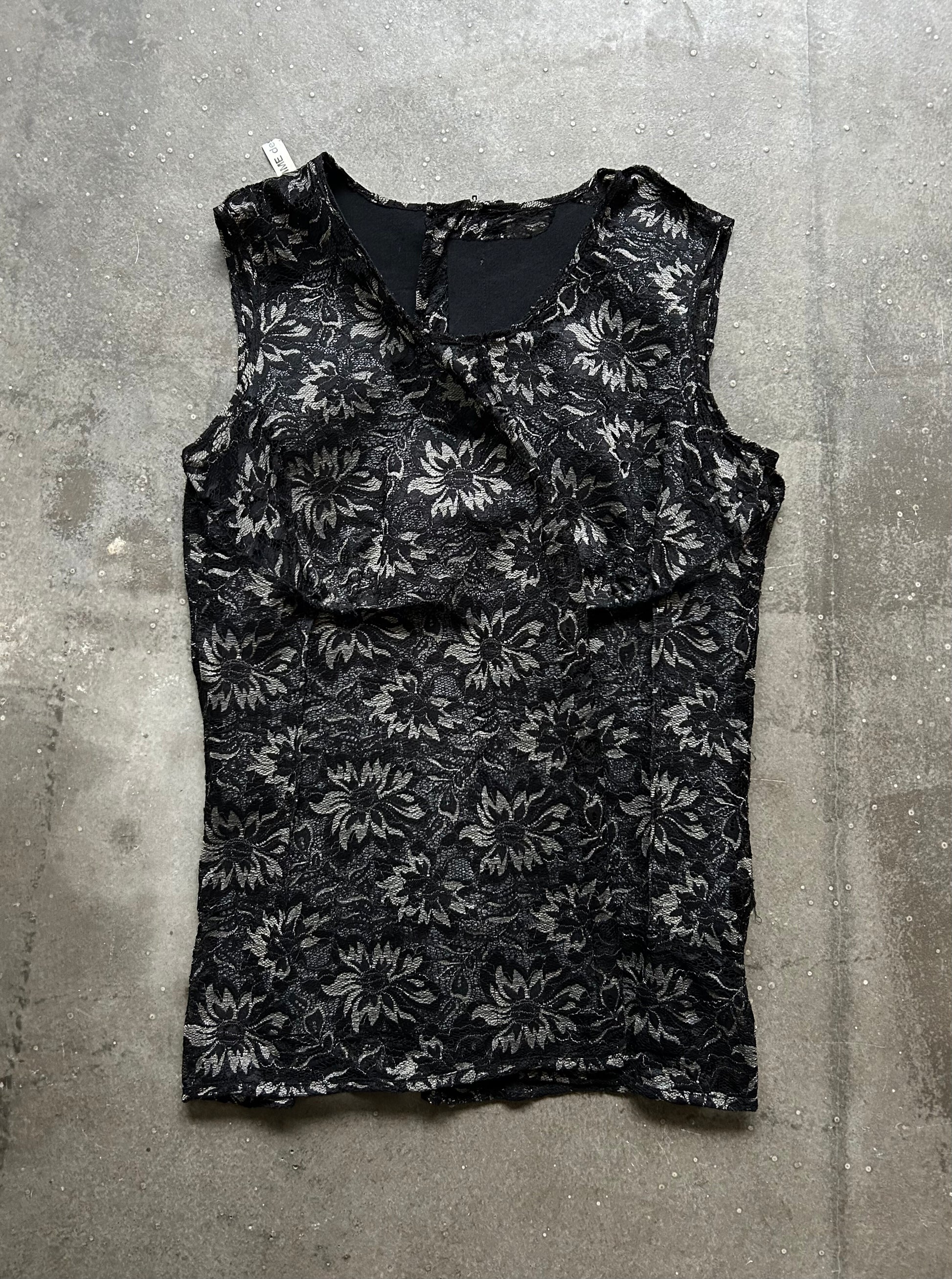 COMME des GARÇONS Floral Mesh Vest