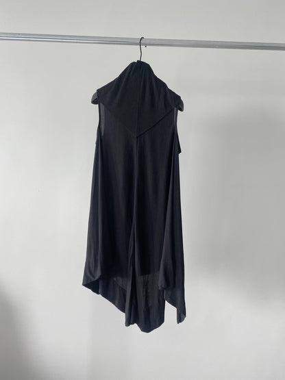 Rick Owens Asymmetric Drape Vest