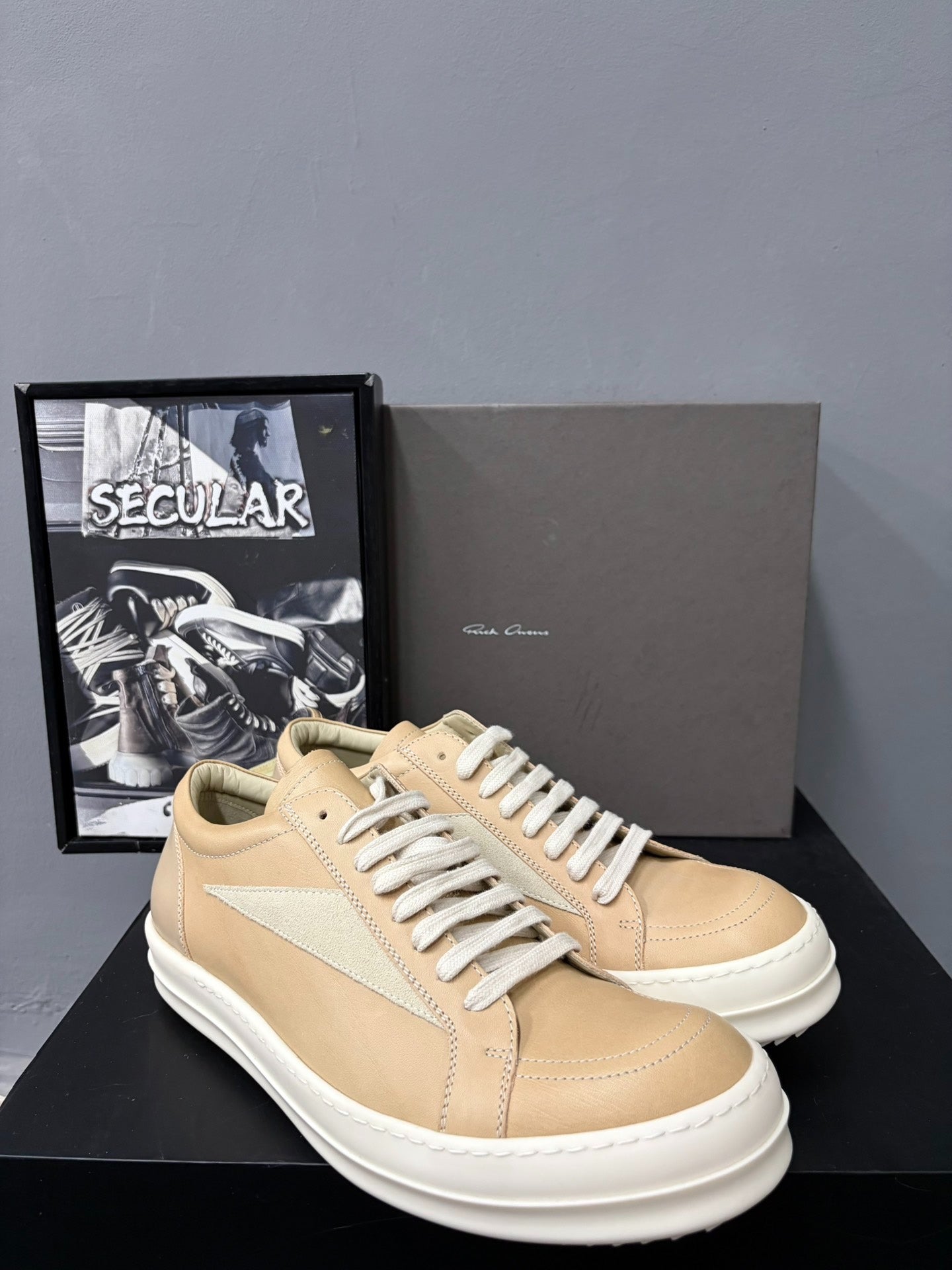 Rick Owens Vans 25FW Milk Yellow
