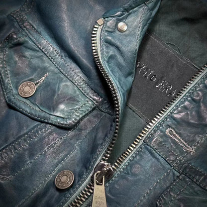 Giorgio Brato Men's Sheepskin Leather Jacket