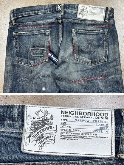 NEIGHBORHOOD 09ex Red Anchor Jeans