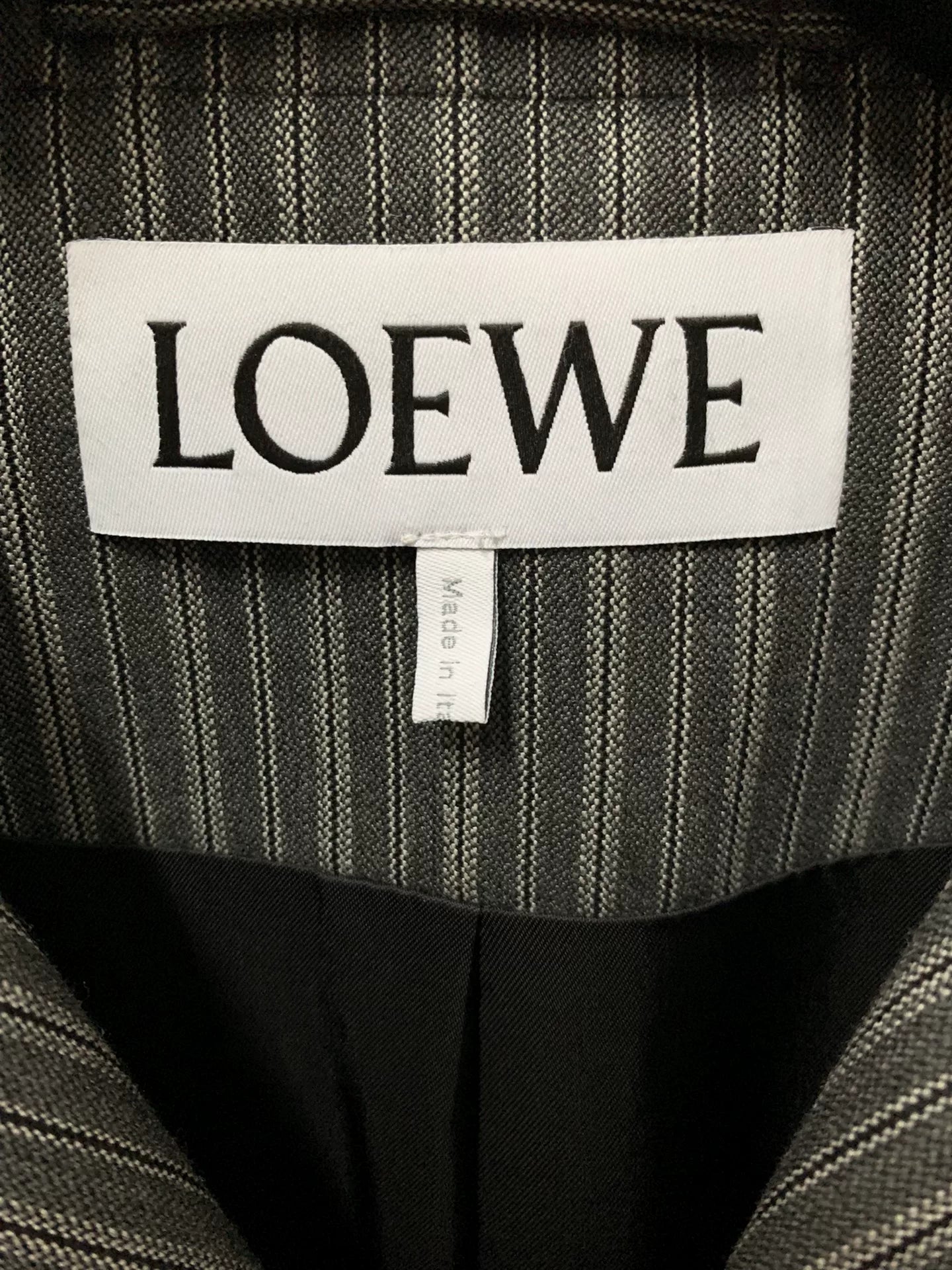 LOEWE Gray Wool Casual Blazer