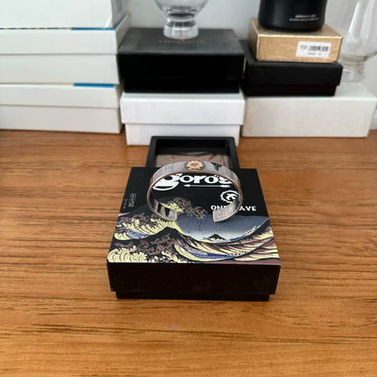 goros bracelet with colorful oxidation design