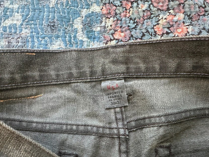 distressed slim fit washed denim jeans