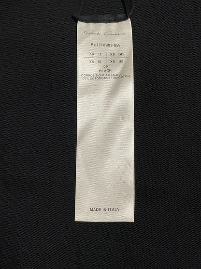 rick owens black short sleeve oversized t-shirt