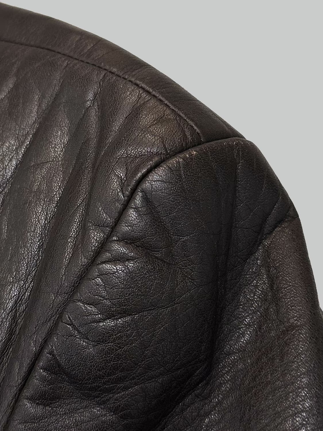 Comme des Garçons Vintage Leather Coat