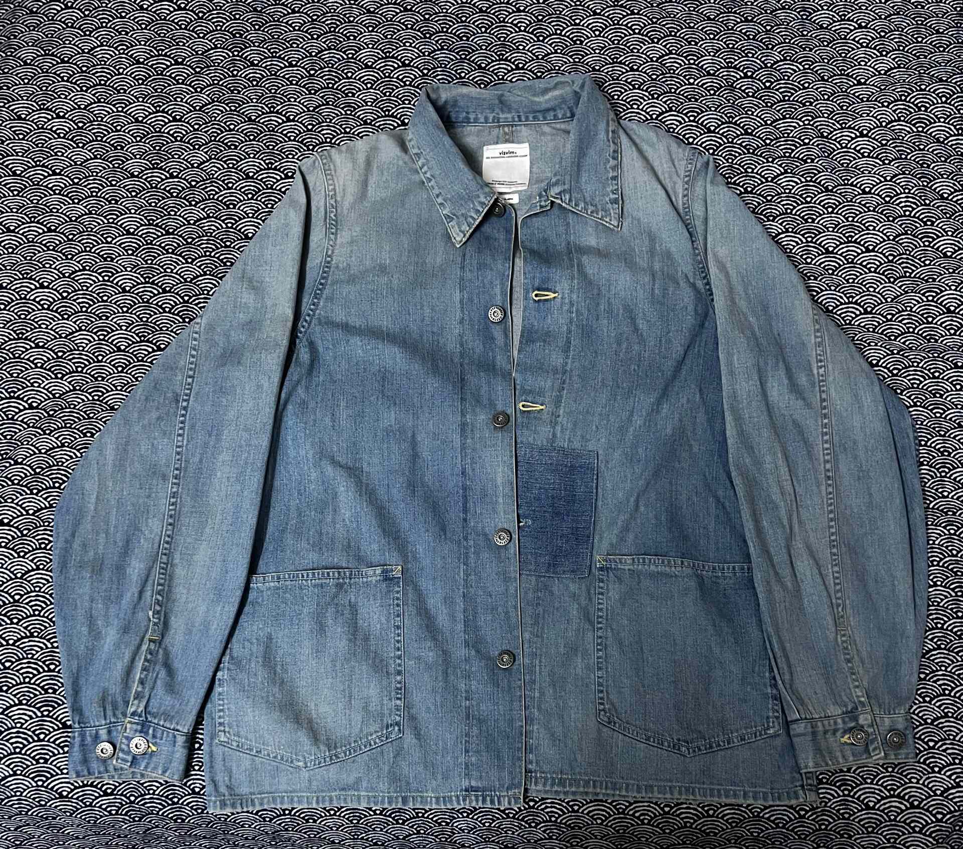 visvim 18ss Washed Denim Jacket
