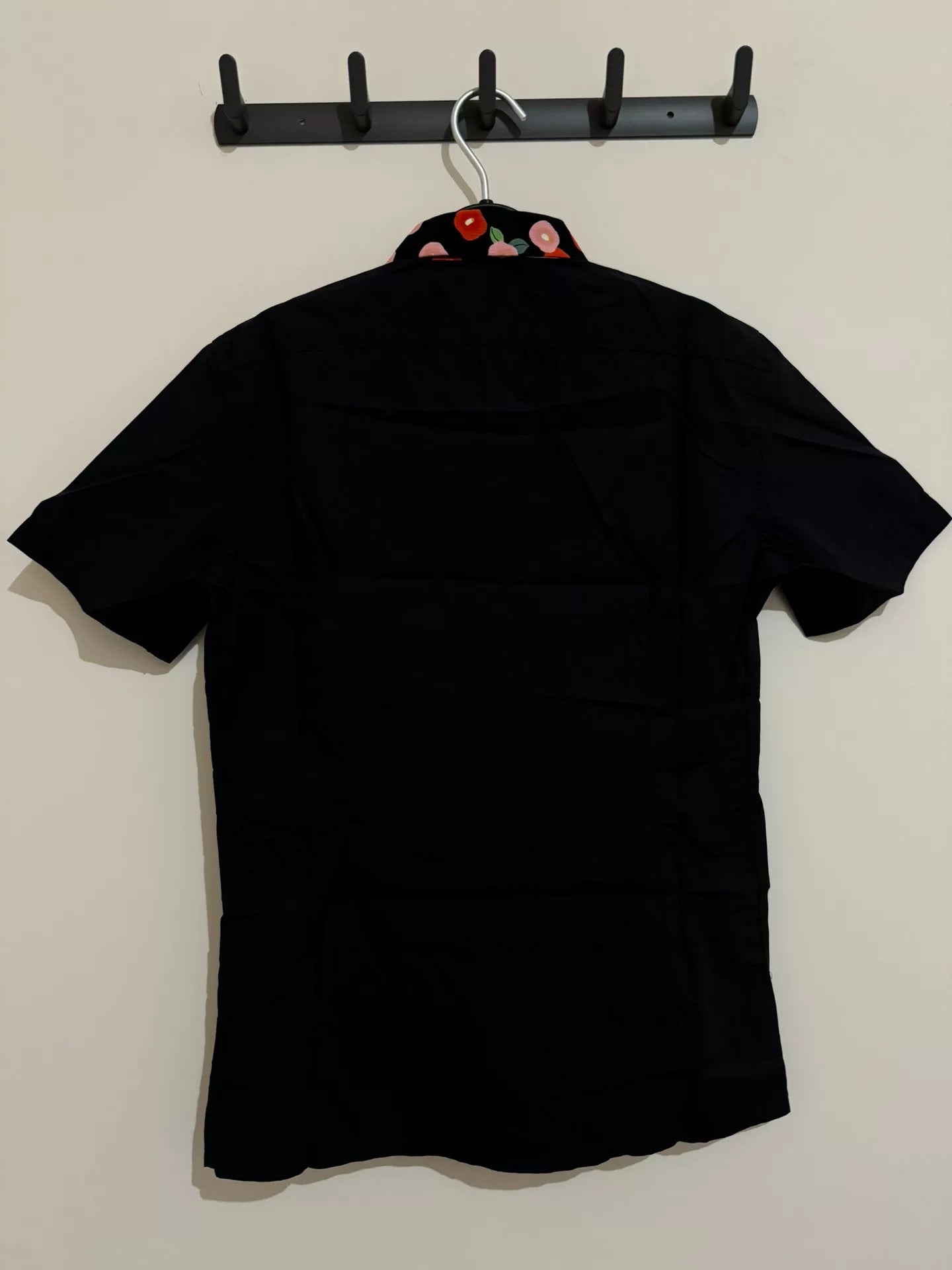 Raf Simons Floral Collar Short Sleeve Shirt