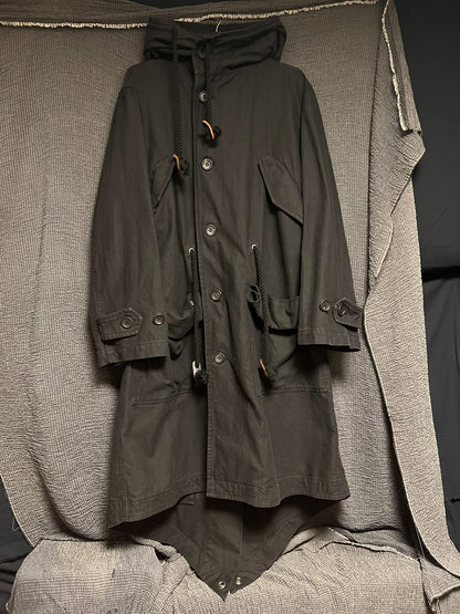 rare yohji yamamoto washed coat