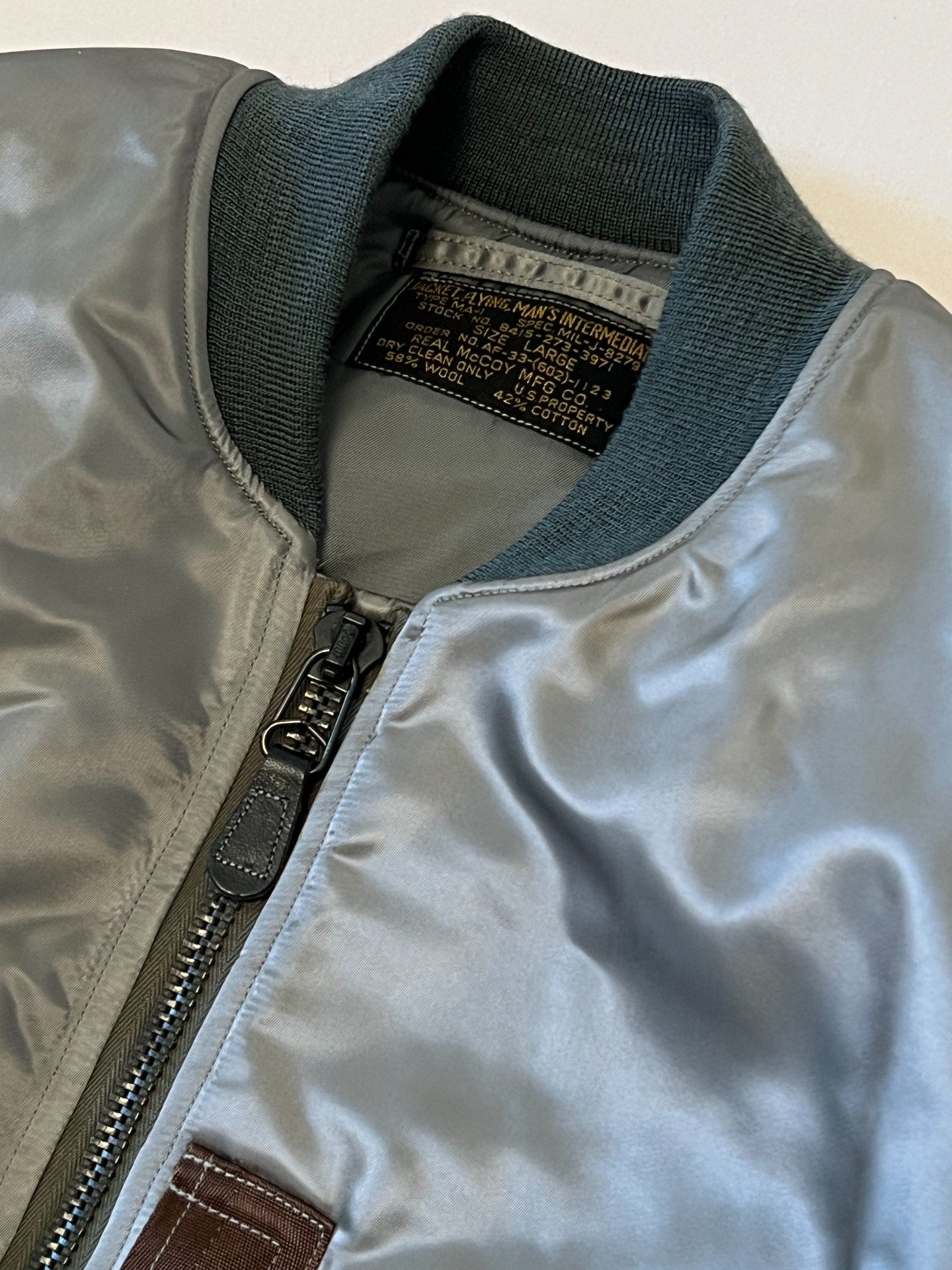 The Real McCoy MA-1 Flight Jacket
