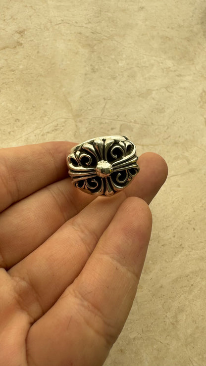 chrome hearts silver guardian keeper ring