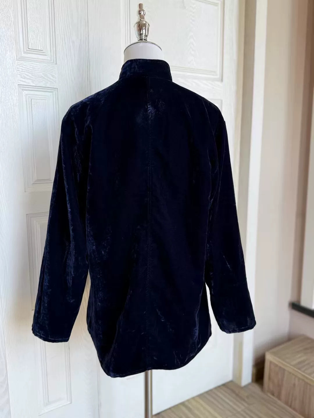 Needles Mandarin Button Velvet Coat