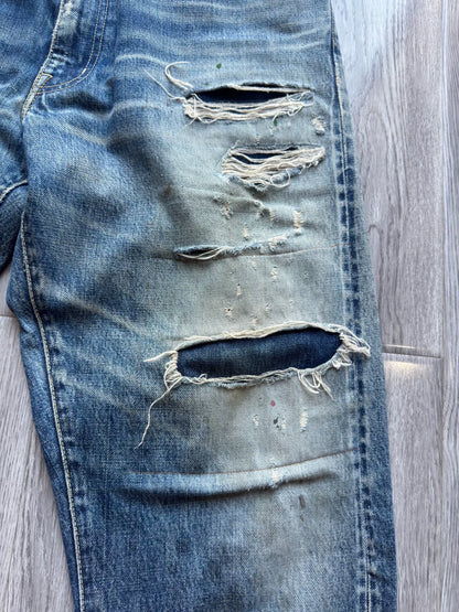 visvim 19ss Distressed Blue Jeans