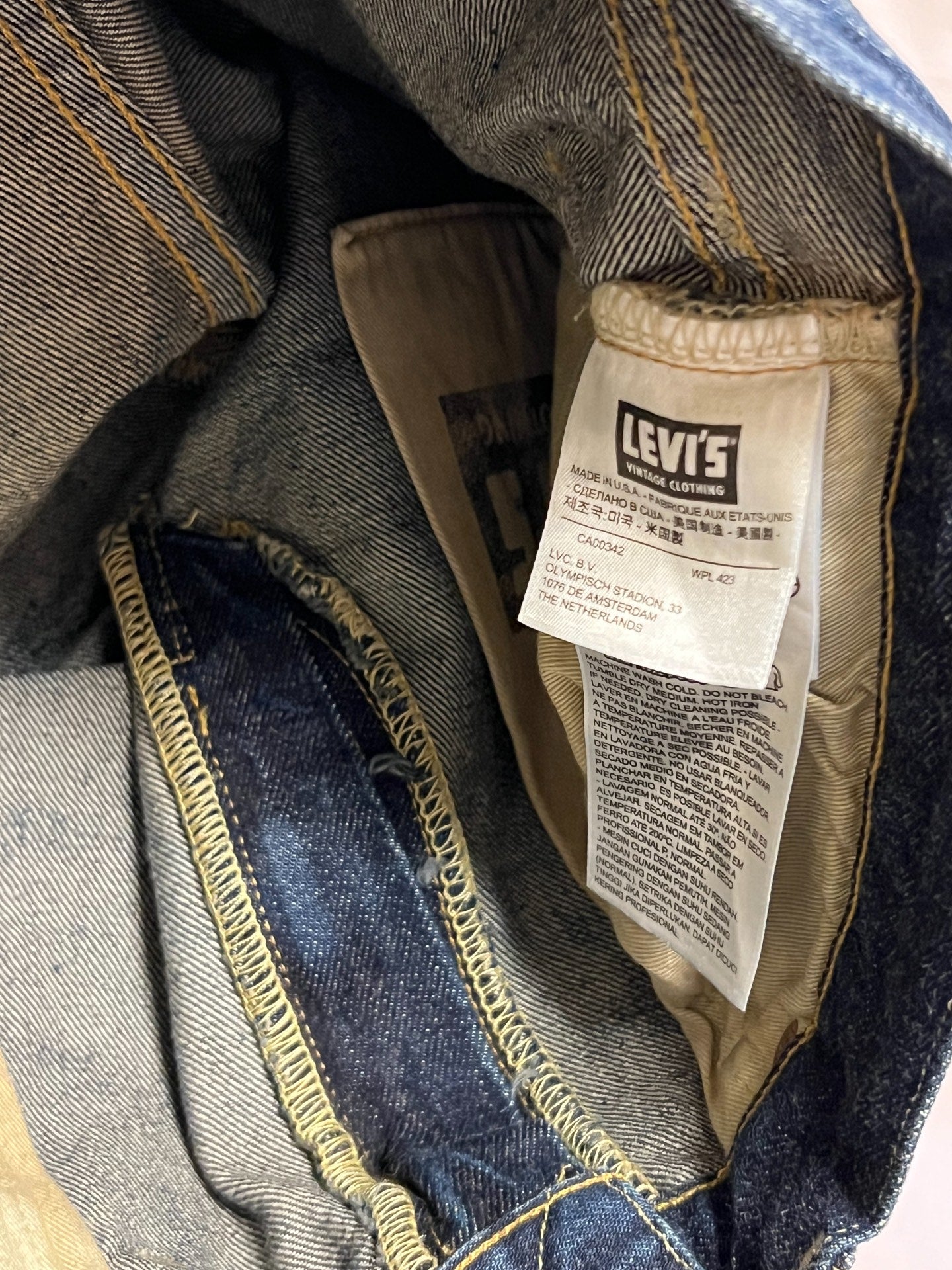 Levi's LVC 1954 501Z USA Made