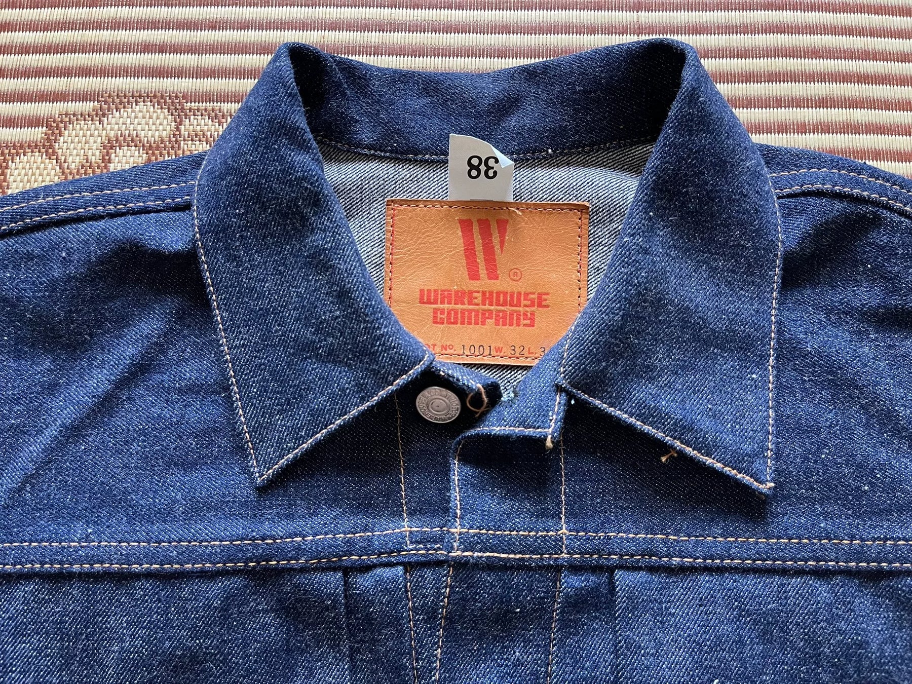 Warehouse 2001 Raw Denim Jacket