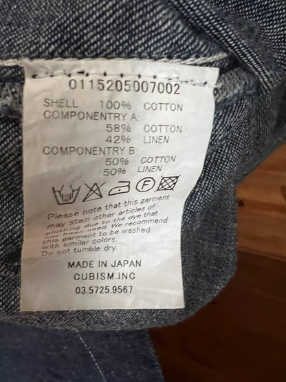 visvim indian water drop denim shirt